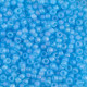 Miyuki seed beads 8/0 - Matte transparent aqua ab 8-148FR